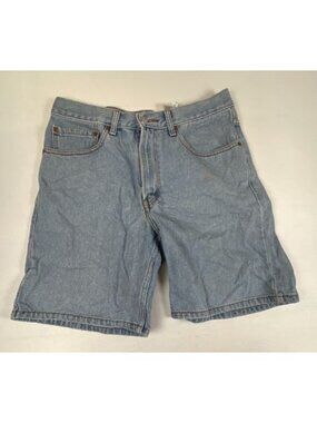 Vintage Levi's 550 Relaxed Fit Denim Shorts Mens 32 Light Wash Cotton Summer